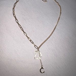 CD inspire-d gold necklace!! NEW✨